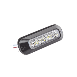 [ED3744-RC] Luz Auxiliar Serie X3744, 8 LEDs Ultra Brillantes, color rojo claro. | ED3744-RC