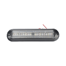 [XLT1835RBA] Luz Auxiliar Ultra Brillante  IP67 de 18 LEDs, Color Rojo/Azul/Ambar, con mica transparente y bisel negro | XLT1835RBA