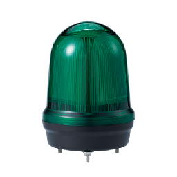 [MFL125-012024-G] LED con patrones fijo/intermitente, estroboscópico y simulación rotatorio, Color Verde de 12-24 VCD | MFL125-012024-G
