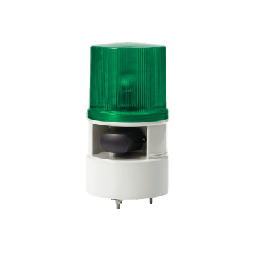 [S125DML-WS-012024-G] Luces de advertencia color Verde con sirena incorporada con 5 tonos máx. 105 dB en 12-24 VCD | S125DML-WS-012024-G