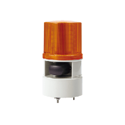 [S125DML-WS-110220-A] Luces de advertencia color Ámbar con sirena incorporada con 5 tonos máx. 105 dB en 110 VCA | S125DML-WS-110220-A