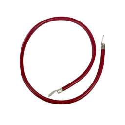 [CBL-AWG2-1R] Cable para Baterías  1 m, Rojo, Calibre 2 AWG con Terminales de Ojo en Ambos Extremos | CBL-AWG2-1R