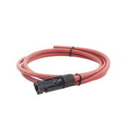 [CBL-MC4-1.5R] Cable Fotovoltaico, 1.5 m, Rojo, Calibre 10 AWG con Terminal MC4-M en un Extremo | CBL-MC4-1.5R