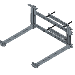 [EPI-MB225-V1] Montaje para Panel Solar de Poste para panel EPL18012AL y batería LIPV100A | EPI-MB225-V1