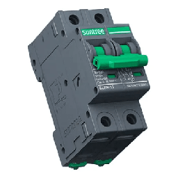 [SL7N63C32/2P] Protección Térmica/ Interruptor 2P, 32 A,  Corriente Directa  800 Vcc para Aplicación Fotovoltaica Montaje Riel DIN | SL7N63C32/2P