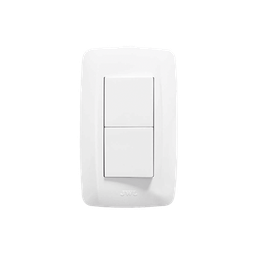 [JTL-B72-05] Apagador Duplex de 10 A / 127 V CA ~60 HZ  / Color Blanco. | JTL-B72-05
