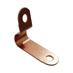 [LP-A-BAJA] Abrazadera Cable Bajada / Cobre 99.9% / Cable hasta 1 in / Muros y Techumbres / Exterior / Sin Tubería | LP-A-BAJA