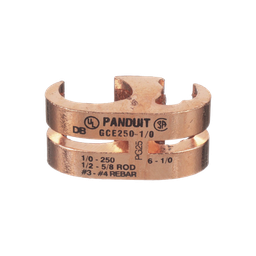 [GCE250-1/0-Q] Conector de Conexión a Tierra tipo "E" para Conductor 1/0 AWG STR – 250 KCMIL MAIN y 6 AWG SOL – 1/0 AWG STR TAP | GCE250-1/0-Q