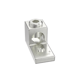 [LAMA2/0-14-L] Terminal tipo Lengüeta Recta de Aluminio con Agujero 1/4", y Barril para Cable #14 - 2/0 AWG | LAMA2/0-14-L