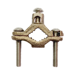 [LP-CTZ-114] Conector Tubo a Cable / Bronce 100% / Tubo hasta 1 1/4 in / Cable 4 AWG / Aterrizaje Torres TZ / Sin Soldadura | LP-CTZ-114