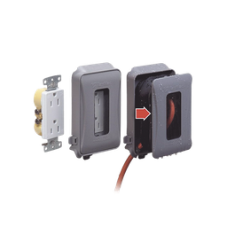 [HUB-ML500G] Cubierta Impermeable/ 1 Unidad/ Horizontal-Vertical/ Servicio Pesado/ Expandible/ Color Gris. | HUB-ML500G