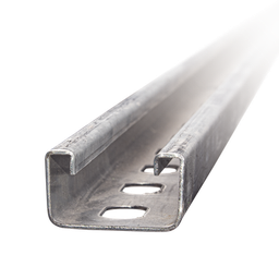 [ANC-UOC4X2] Unicanal Perforado 4 X 2 cm X 3 m / Calibre 14 / Galvanizado Electrolítico. | ANC-UOC4X2