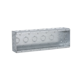 [HUB-960] Caja de 6 Gang/Profundidad 2 1/2"/28 Entradas 1/2"-3/4". | HUB-960