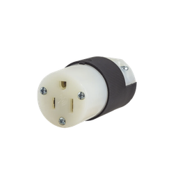 [HUB-HBL-5269-C] Conector Entrada Recta/ 15A 125V/ 2 Polos 3 Hilos/ Nema 5-15R/ Grado Industrial- Comercial. | HUB-HBL-5269-C