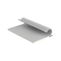 [AJC25-A-C] Clip Adhesivo Tipo J, Para Cables de Hasta 6.4 mm de Diametro, Uso Interior, Color Gris, Paquete de 100pz | AJC25-A-C