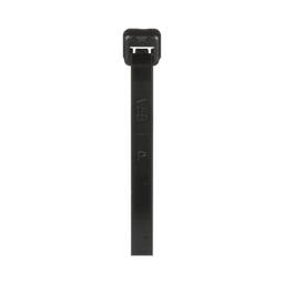 [PLT2S-M0] Cincho de Nylon 6.6 de Bloqueo, 188 mm largo x 4.8mm ancho, Color Negro, Exterior Resistente a Rayos UV, Paquete de 1000pz | PLT2S-M0