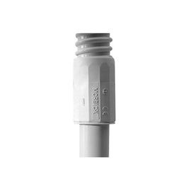 [DX-43-425] Conector (Racor) de tubería rígida a tubería flexible , PVC Auto-Extinguible, 25 mm, IP65 | DX-43-425