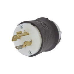 [HUB-HBL-2411] Clavija con Bloqueo de Media Vuelta Industrial 20 A 125/250 V CA / 3 Polos 4 Hilos / Nema L14-20P. | HUB-HBL-2411