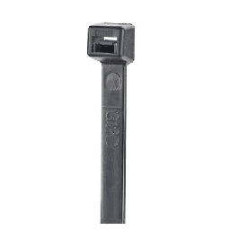 [S48-175-L0] Cincho de Nylon 6.6 StrongHold™, 1220mm largo x 9mm ancho, Color Negro, Cámara impelente, Paquete de 50pz | S48-175-L0