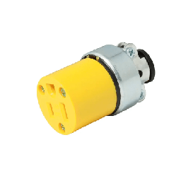 [SYS-136407] Contacto Blindado Aterrizado / 15 A 125 V / 50/60 Hz / ABS/ Metal / Color Amarillo. | SYS-136407