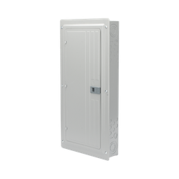 [S2442L3200] Centro de carga trifásico 3 Fases, 4 Hilos para interruptores QP, de 24 polos - 42 circuitos, 120/240vca, Barras de aluminio 200 Amp, Nema 1, uso interior. Incluye tapa. | S2442L3200