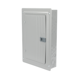 [S1224L3125] Centro de carga trifásico 3 Fases, 4 Hilos para interruptores QP, de 12 polos - 24 circuitos, 120/240vca, Barras de aluminio 125 Amp, Nema 1, uso interior. Incluye tapa. | S1224L3125