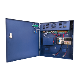 [EP-360W-POE8P-B] Fuente de poder profesional PoE (Power over Ethernet) de 8 puertos con capacidad total de 360W, diseñada específicamente para sistemas de videovigilancia CCTV y control de acceso. | EP-360W-POE8P-B