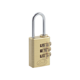 [SYS-10CA] Candado de Latón de Combinación Maletero Programable/ Medida 20 mm / Nivel de seguridad 3 / Discos Programables. | SYS-10CA