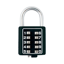 [MX2785] Candado Digital de Combinación M40 / No Requiere Llave / Combinación única integrada por 4 dígitos / Color Negro. | MX2785