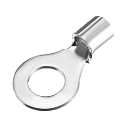 [AE33461] Terminal tipo ojo / 1 / 4 " / Sin aislar / 8 AWG / Sin color / Paquete de 25 piezas. | AE33461