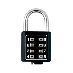 [MX2782] Candado Digital de Combinación M35 / No Requiere Llave / Combinación única integrada por 4 dígitos / Color Negro. | MX2782