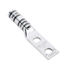 [LCC6-12W-L] Zapata de compresión LCC6-12W-L para cal. 6 Awg, Doble barreno para tornillo prisionero de 1/2, Espaciado de orificio 44.5mm, 1 Pz | LCC6-12W-L