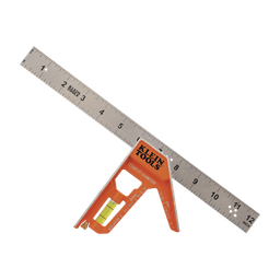 [935CSEL] Escuadra Especial de 12 Pulgadas, con Bordes de 45° y 90° y Regla Magnética. Ranura en V para Diámetro de Tubo Conduit | 935CSEL