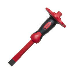[PST-H04-003] Cincel de Punta Plana con Protección para las Manos de 19x16x250mm | PST-H04-003