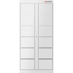 [DS-KLB2-12] Locker Inteligente de Expansión con 12 Espacios / Requiere Locker Maestro / Comunica al Maestro por RS485 | DS-KLB2-12