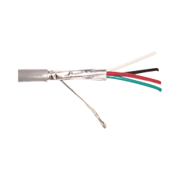 [9274] Cable 4 x 18 AWG / Blindado / 305 Metros (1000 Pies) / Riser / UL / Color Gris / Hecho en México | 9274