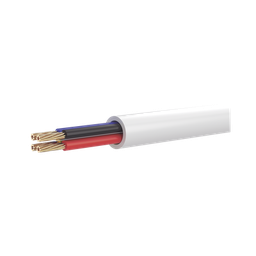 [DS-1AC4AUC0M] Bobina de 100 Metros (328.08 Pies) de Cable Multifilar / CCA / 4 x 22 AWG / Color Blanco / PVC / CCAM / Uso en Interior / Aplicaciones en Alarmas - Automatización | DS-1AC4AUC0M