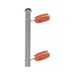[SFESQUINEROOR] Aislador de color Naranja para postes de esquina de alta Resistencia con Anti UV de uso en cercos eléctricos | SFESQUINEROOR