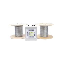 [IROC-2Z-250-V2] Kit de Cable Sensor Para Cerca Ciclonica IRONCLAD / 150 METROS / 2 ZONAS; 75 METROS POR ZONA / Sin Falsas Alarmas por Viento / TODO Incluido/TARJETA LPU400/ Calibración por Software | IROC-2Z-250-V2