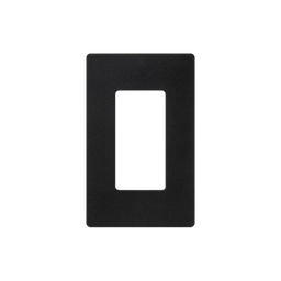 [SC1MN] Tapa Color Negro Satin para interruptor o dimmer Lutron, 1 gang, limpio y moderno | SC1MN