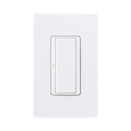 [RRD8SDVWH] (RadioRA2) Switch on/off  RRD-8S-DV-WH de doble voltaje, un solo polo 120V/, 8A/, 1/10HP 3A en motores, apaga y enciende iluminación ó motor, NO requiere cable neutro. | RRD8SDVWH