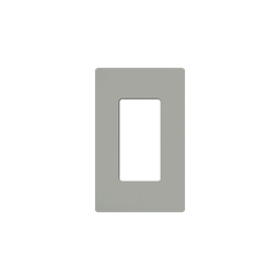 [CW1GR] Tapa Color Gris para interruptor o dimmer Lutron, 1 gang, limpio y moderno | CW1GR