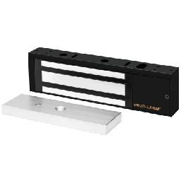 [E941SB1K2PQ] Chapa Magnética 1200 Lbs / En Color Negro / Con Sensor De Adherencia / Led De Estatus / Alimentación 12/24 Vdc Ajustable / Libre de Magnetismo Residual | E941SB1K2PQ