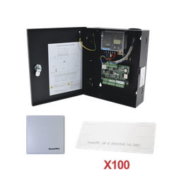 [KIT-UHFSTICKER-01] Kit para automatizar 1 ACCESO VEHICULAR con STICKERS en Parabrisas de vehiculos / Incluye Panel,  lector y 100 stickers / Software IVMS4200 incluido | KIT-UHFSTICKER-01