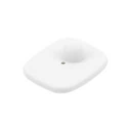[T001/B] Paquete de 100 Tags RF Para Ropa, Tipo Mini Square, Color Blanco | T001/B