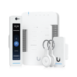 [UA-G2-SK-PRO] UniFi Access Kit de Inicio Gen2 Profesional para 1 puerta, (1) Lector NFC con pantalla táctil, audio 2 vías y cámara / (1) Lector NFC y de movimiento UA-G2 / Hub para conexiones para controlar una puerta con salida POE y energizar acc | UA-G2-SK-PRO