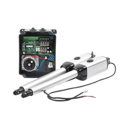 [XBS-PK03] Kit de brazos para automatizar portones vehiculares abatibles de 2 hojas/ 3 Mts / 300 Kg / Uso solo residencial / Compatible con respaldo de energía | XBS-PK03