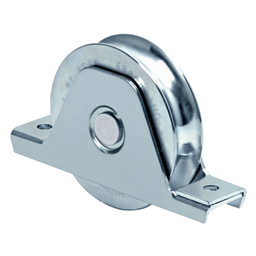 [1151-5550-001] 338 - Rueda de 12 cm / Capacidad Para Puertas de Hasta 400 kg / Canal Tipo "U" | 1151-5550-001