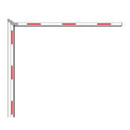 [366000371] Brazo Articulado 3 mts (1.5+1.5) para Barreras Hikvision Serie DSTMG520 / Requiere Enganche Articulado | 366000371