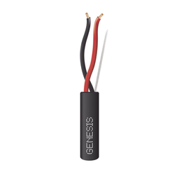 [4153-1008] Carrete de Cable 305 Metros (1000 Pies) / 2 x 14 AWG Tipo FPL / Cable Direct Burial / Color Negro / Para Uso en Intemperie / Uso en Aplicaciones en Sistemas de Detección de Incendio y Sistemas de Evacuación | 4153-1008